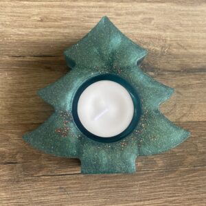 Photophore sapin de Noël vert