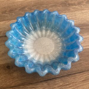 Bol vide-poches bleu et blanc